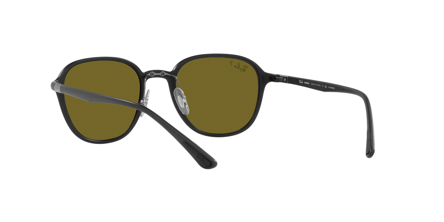 RB4341CH - Sanding Black - Green Mirror Blue Polarized