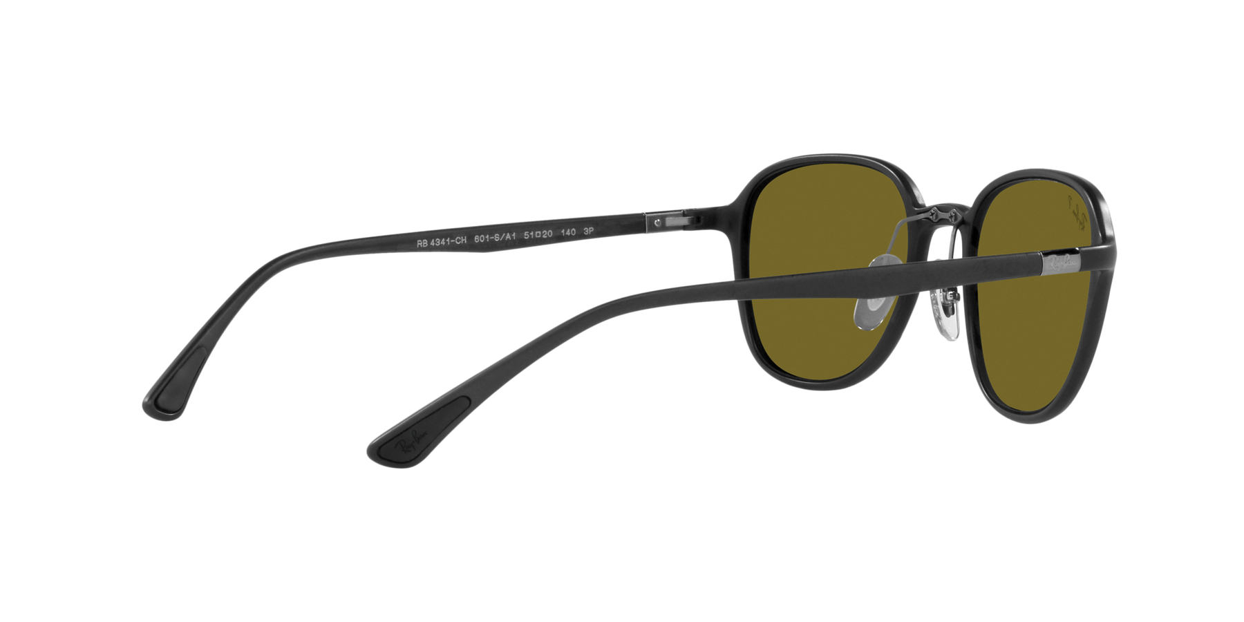 RB4341CH - Sanding Black - Green Mirror Blue Polarized