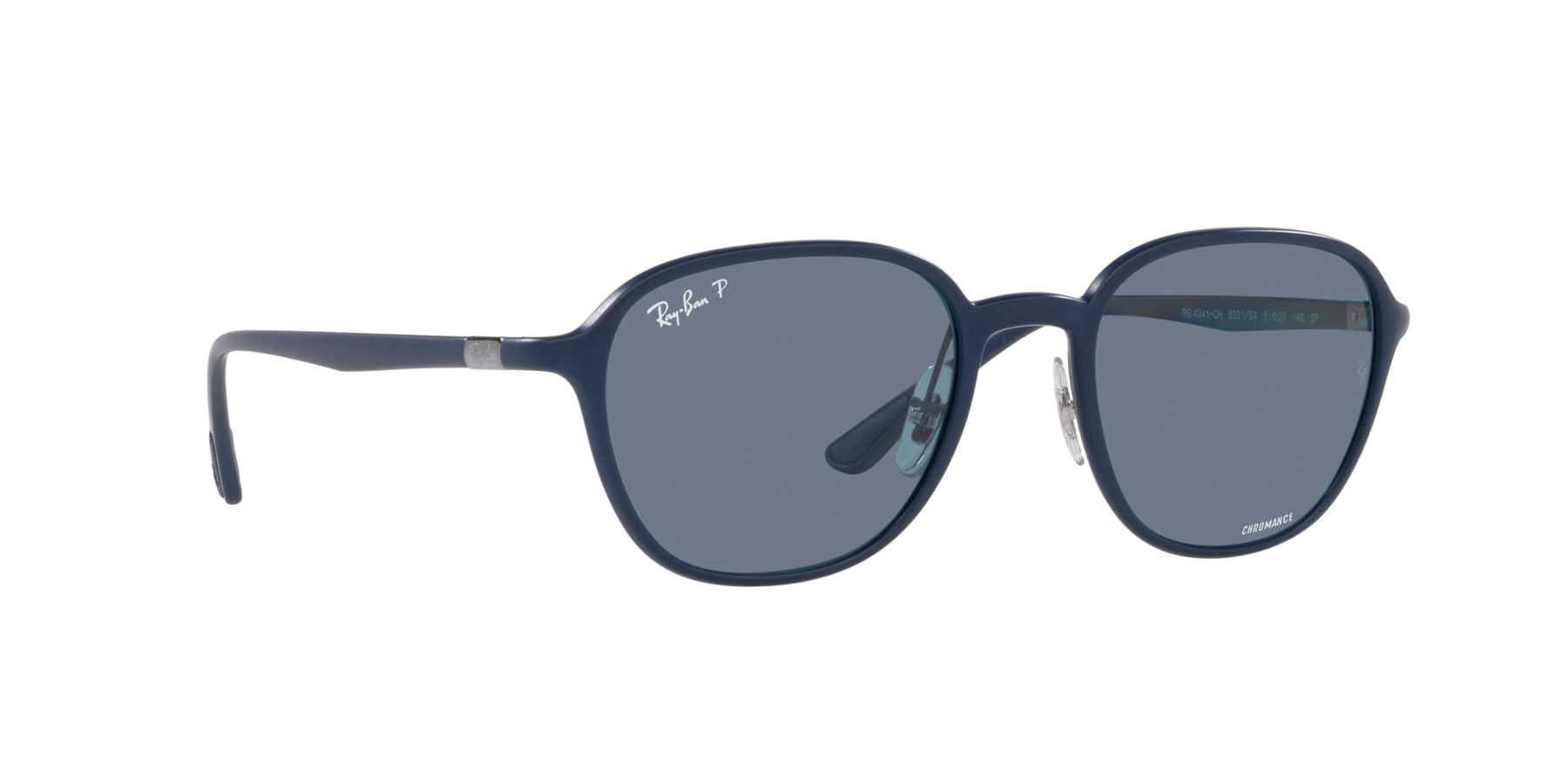 RB4341CH - Sanding Dark Blue - Blue Polarized