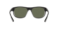 RB4351 - Black On Transparent - Dark Green Polarized