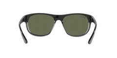 RB4351 - Black On Transparent - Dark Green Polarized