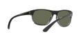 RB4351 - Black On Transparent - Dark Green Polarized