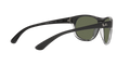 RB4351 - Black On Transparent - Dark Green Polarized