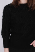 Sienna Chunky Knit Sweater - Black - Ella & il - Gensere - VILLOID.no