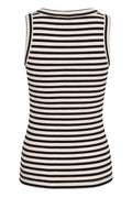 DagnaIW Striped Tank - Black/Whisper White