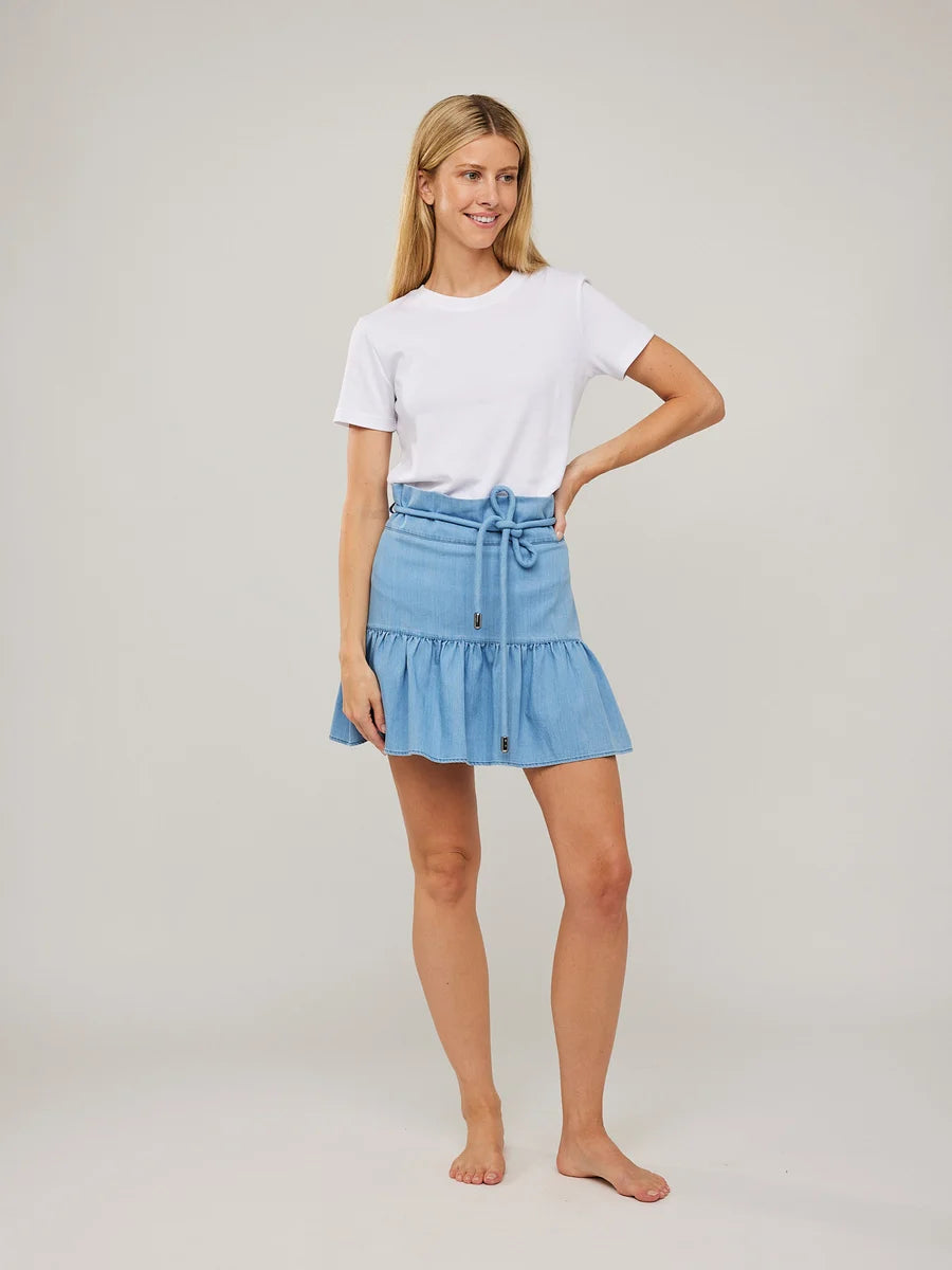 Villie Denim Skirt - Blue Denim