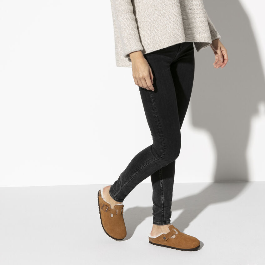 Birkenstock Boston Shearling Narrow - Mink