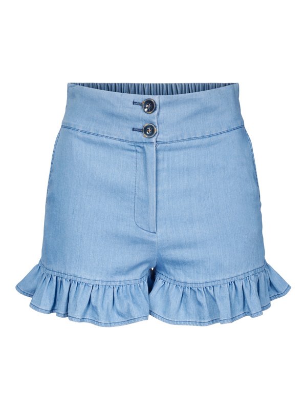 Malina Denim Shorts - Blue Denim