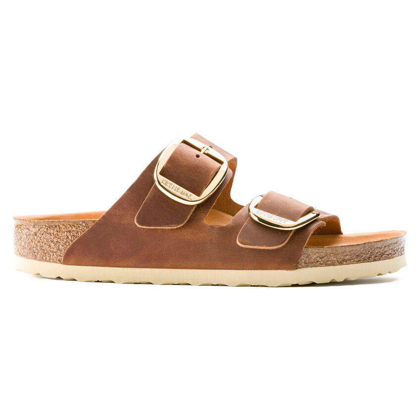Birkenstock Arizona Oiled Leather Narrow - Cognac