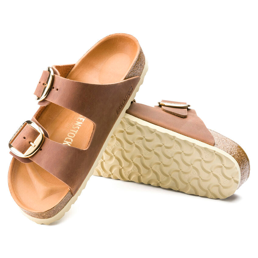 Birkenstock Arizona Oiled Leather Narrow - Cognac
