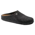 Birkenstock Zermatt Wool Felt Narrow Tofflor - Anthracite