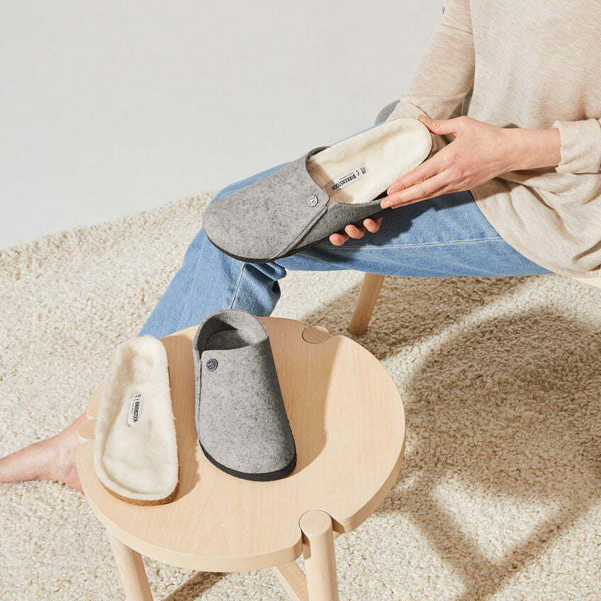 Zermatt Shearling Narrow - Light Gray