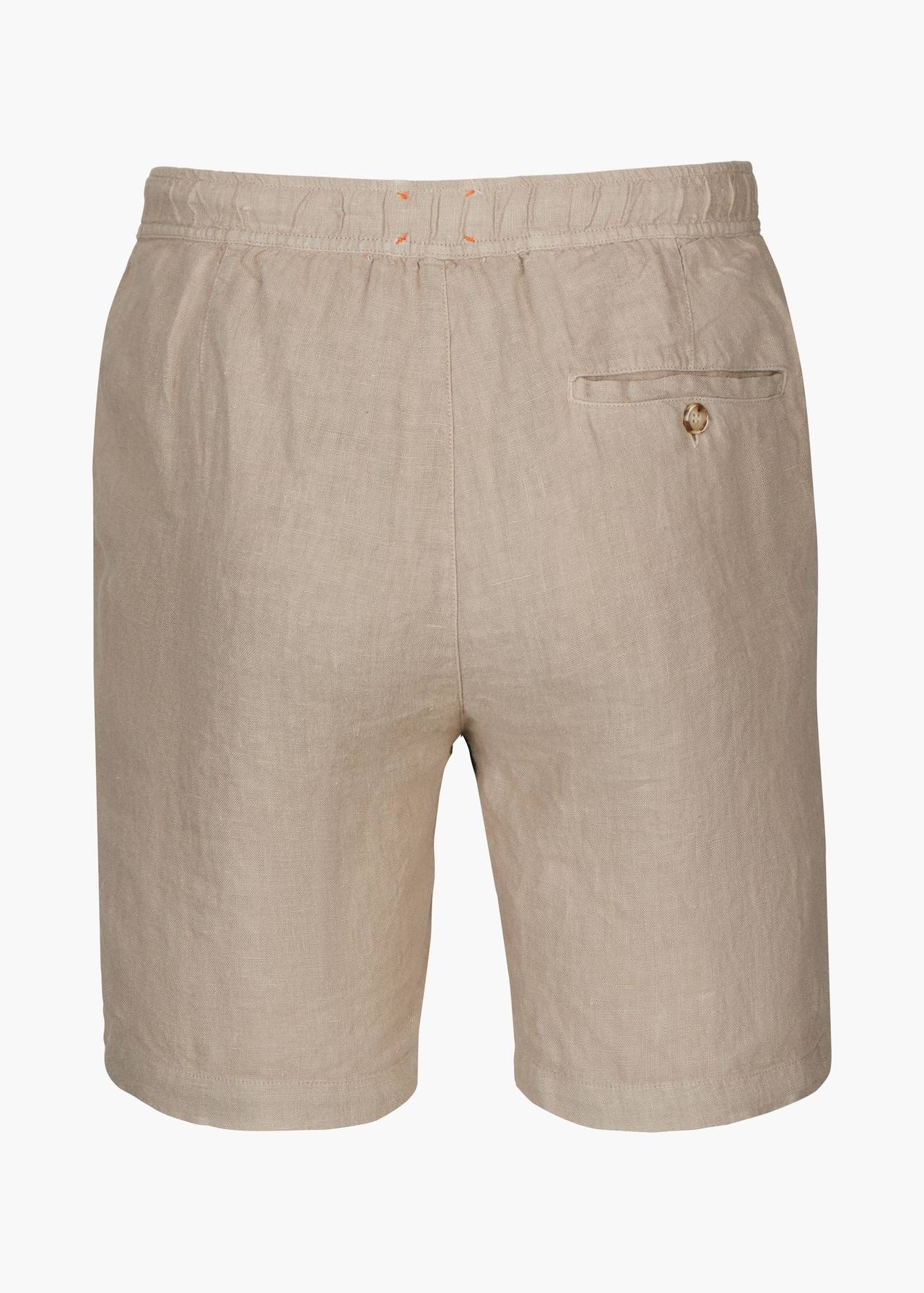 Amalfi Linen Short - Sand Dune
