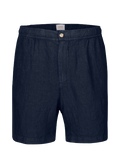 Amalfi Linen Short - Navy