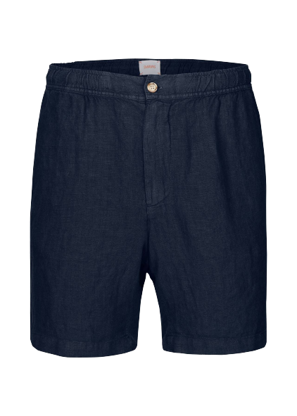 Amalfi Linen Short - Navy