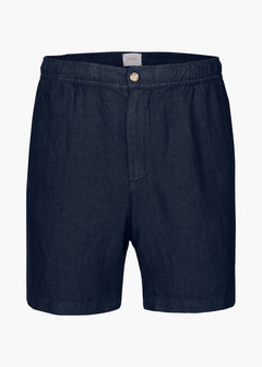 Amalfi Linen Short - Navy