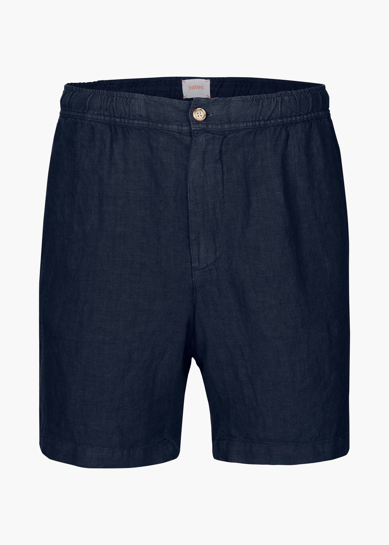 Amalfi Linen Short - Navy