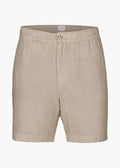 Amalfi Linen Short - Sand Dune