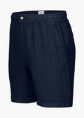 Amalfi Linen Short - Navy