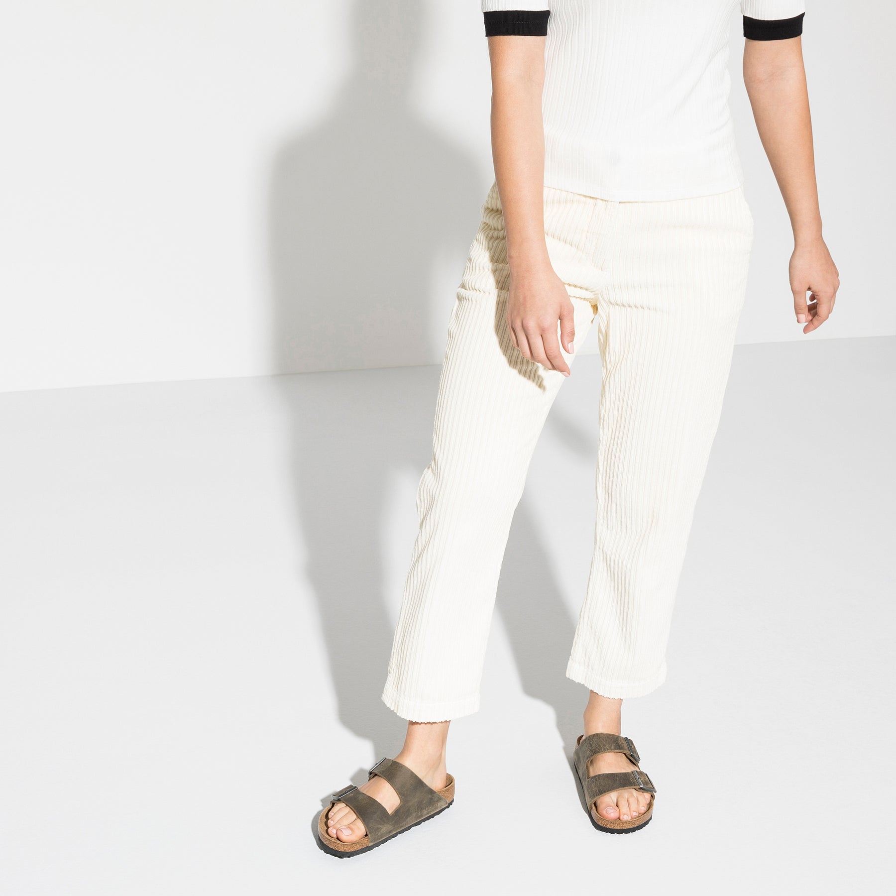 Arizona Oiled Leather Narrow SFB - Khaki