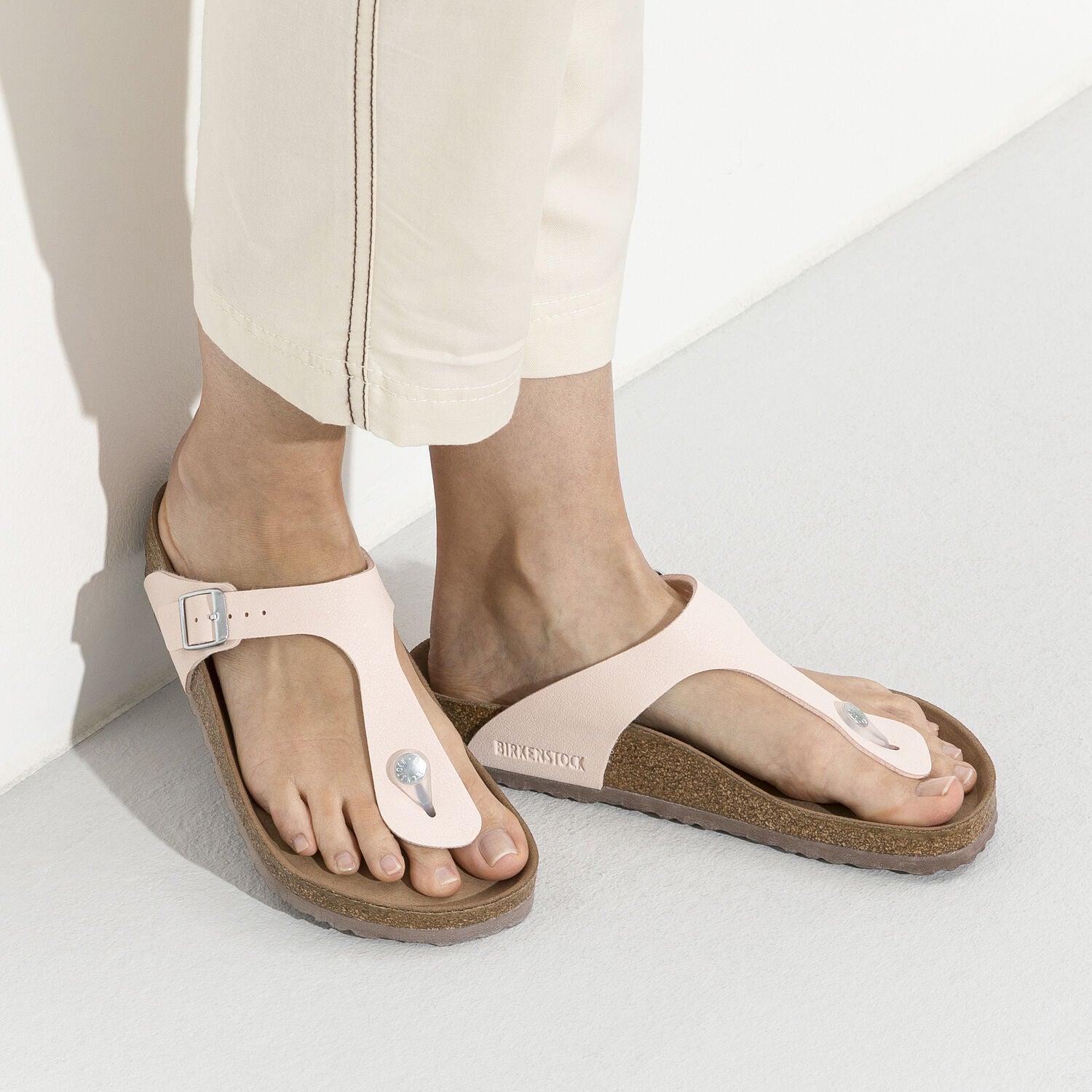 Gizeh Vegan BF Birkibuc Normal - Light Rose