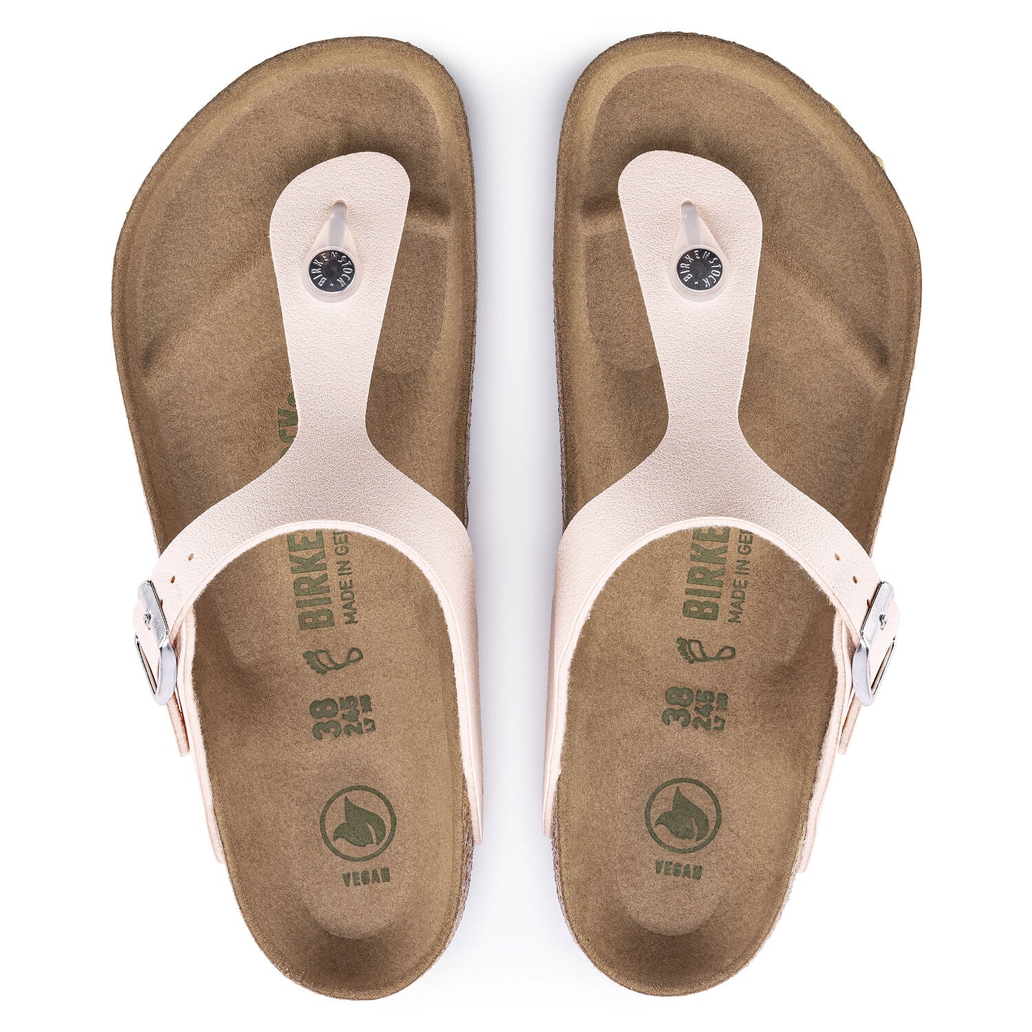 Gizeh Vegan BF Birkibuc Normal - Light Rose