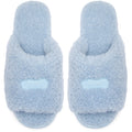 Miriam Fur Slipper - Light Blue