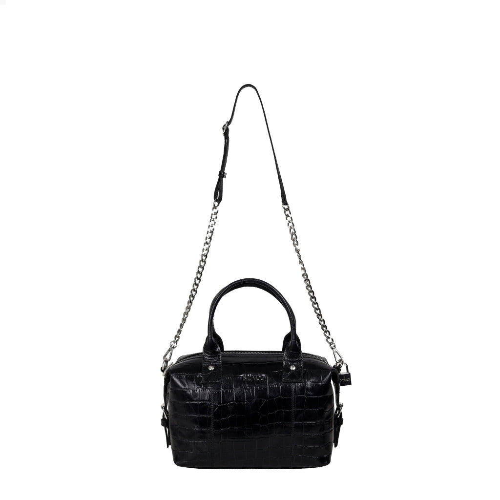 Small Bobby Croco - Black - Núnoo - Vesker - VILLOID.no