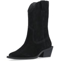 Biamona Western Boot Mid Suede - Black