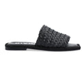 Bialillie Braided Slide Leather - Black