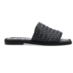 Bialillie Braided Slide Leather - Black