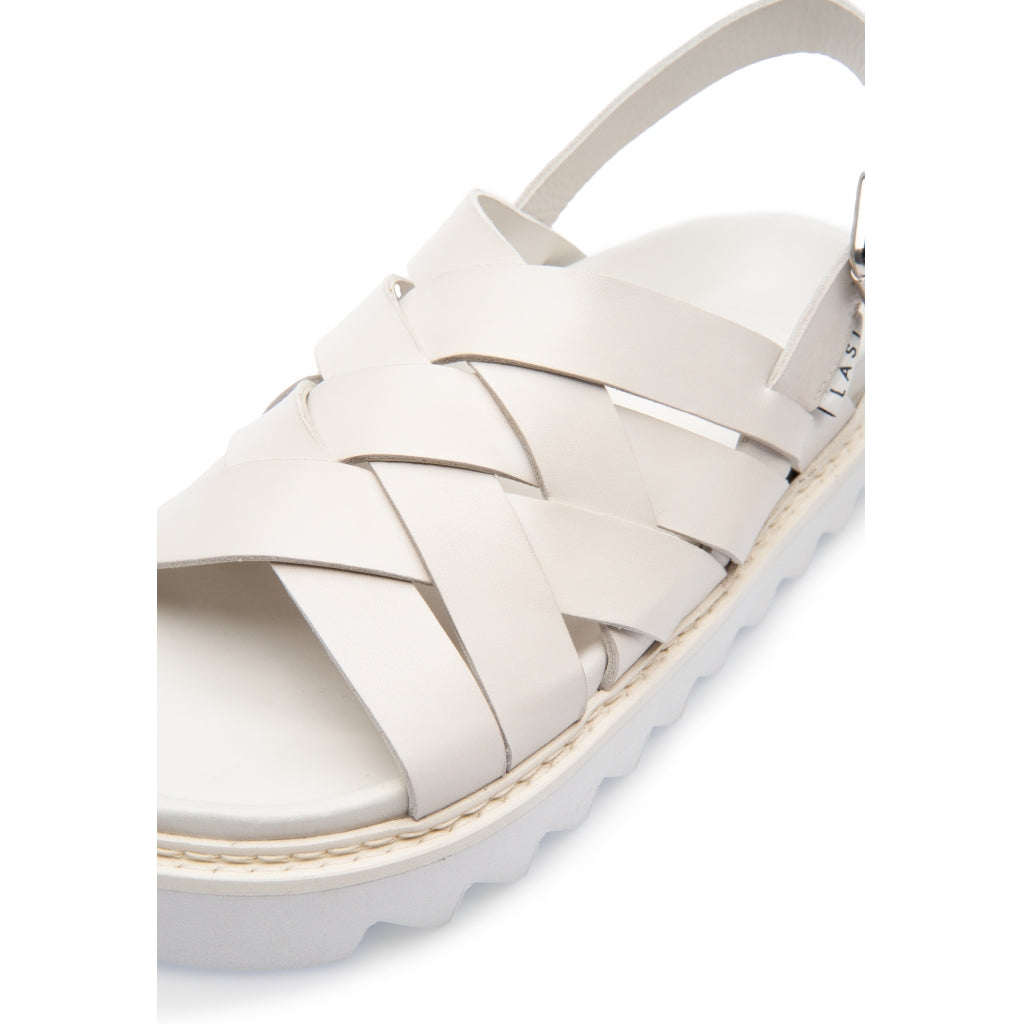 Läst Maggie Leather - Off White