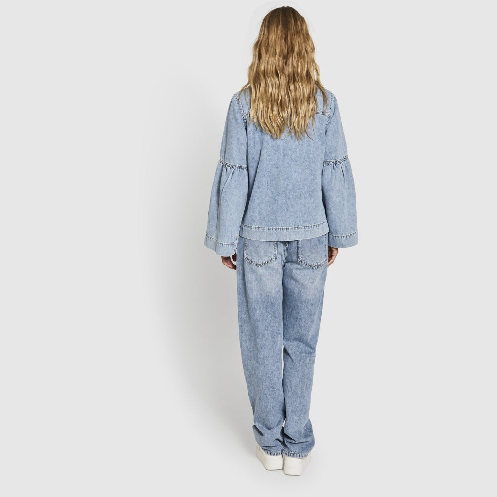 Hannali Denim Jacket - Light Blue Wash
