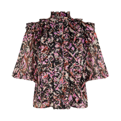Fabiola Lurex Top - Graphic Art