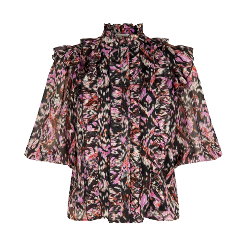 Fabiola Lurex Top - Graphic Art