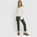 Sherry WS Knit Top - Off-White