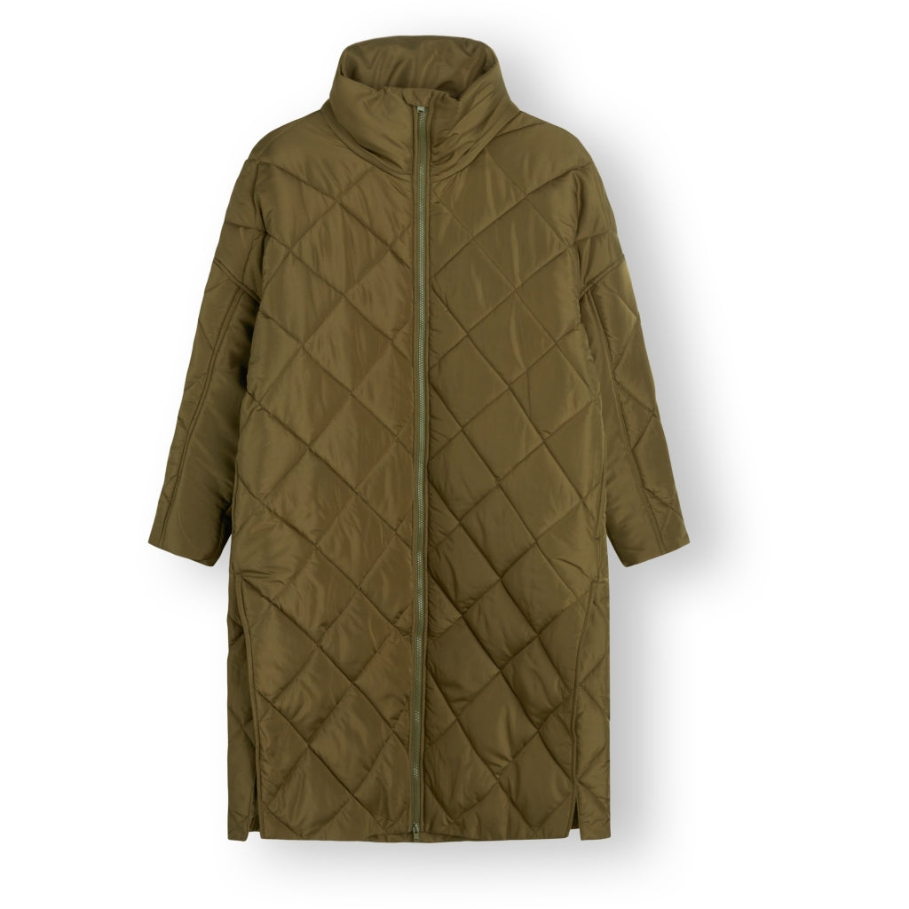 Alma Slit Quilted - Dark Army