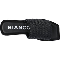 Bialillie Braided Slide Leather - Black