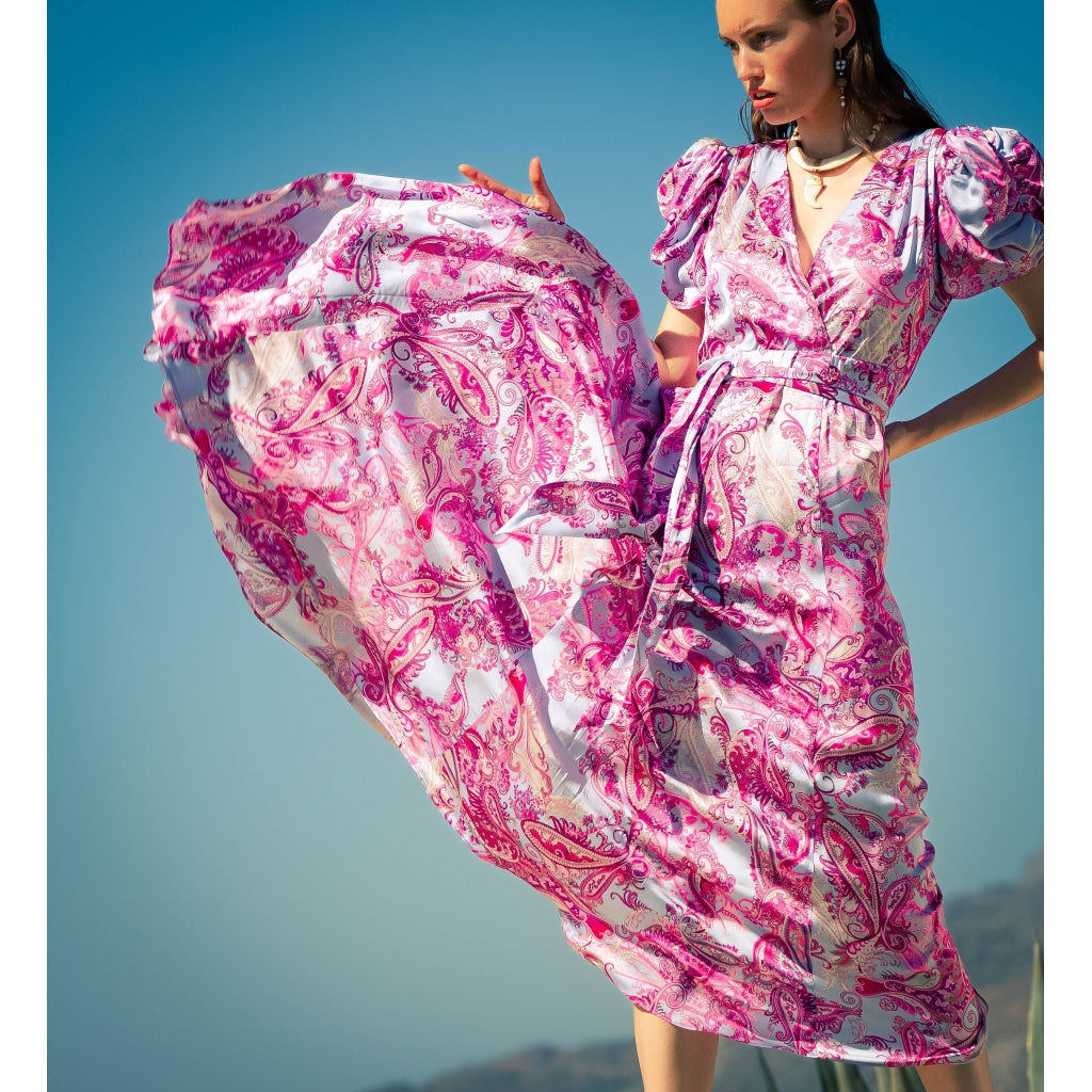 Emma Dress - Paisley Purple