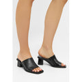 Maddie Leather - Black