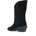 Biamona Western Boot Mid Suede - Black