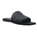Bialillie Braided Slide Leather - Black