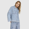 Hannali Denim Jacket - Light Blue Wash