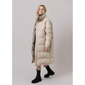 Long Puffer Jacket - Sand