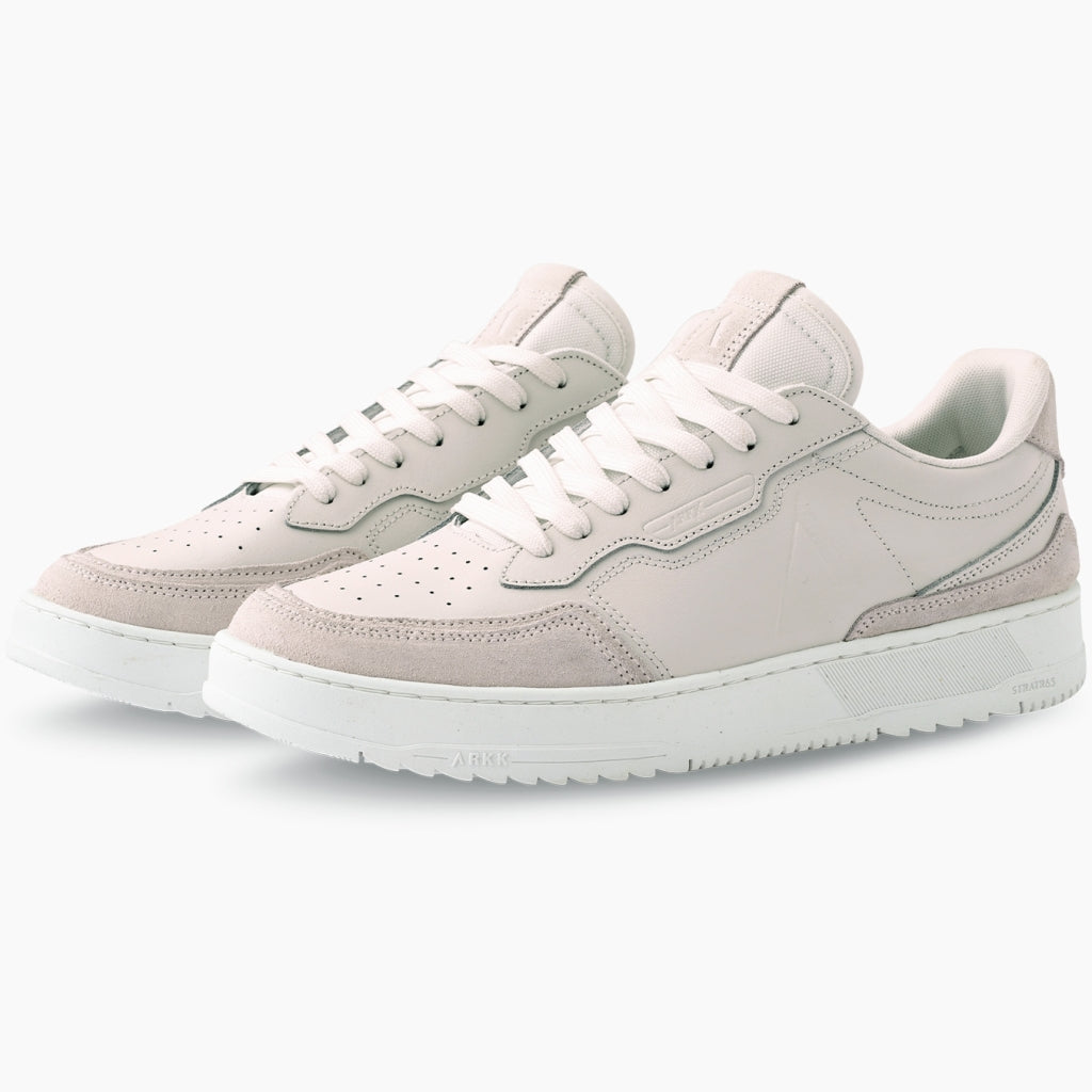ARKK Copenhagen Novaklass Leather Sneakers - White Marshmallow