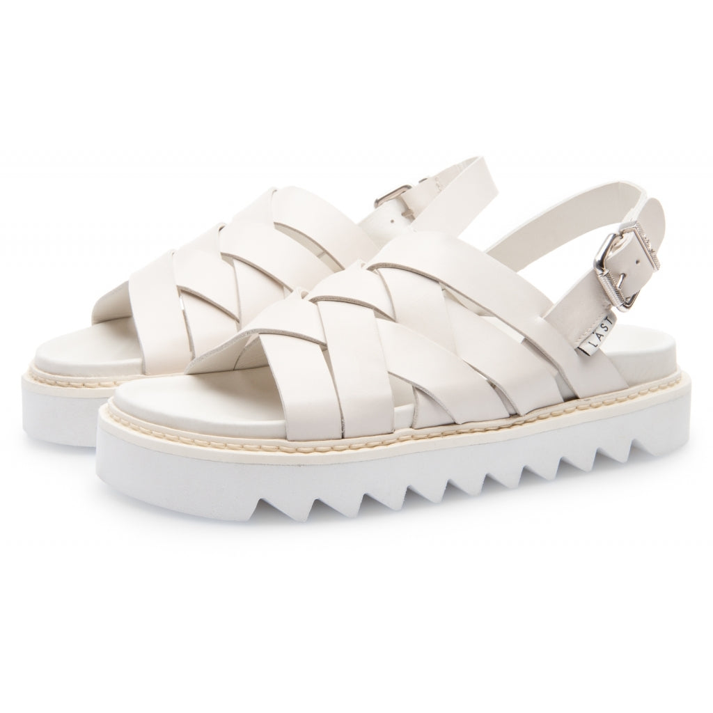 Läst Maggie Leather - Off White