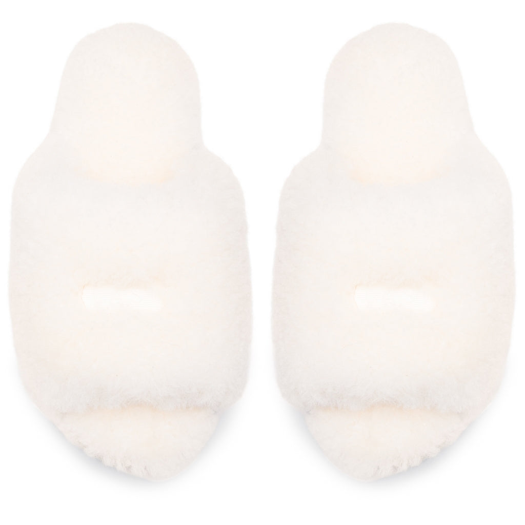 Miriam Fur Slipper - Off White