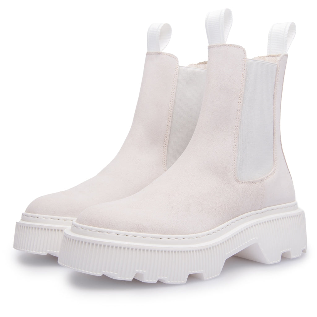 Trixy Suede - Pearl Grey