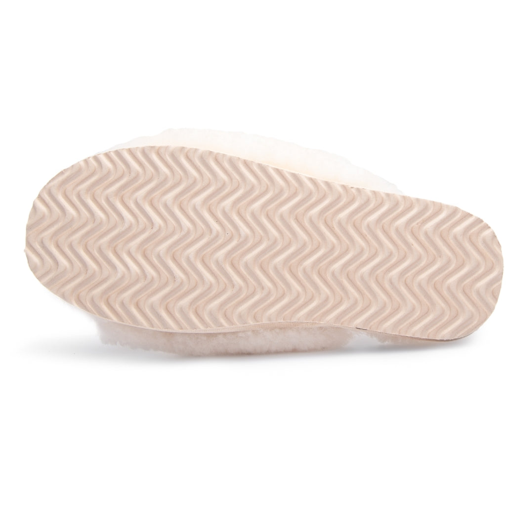 Miriam Fur Slipper - Off White
