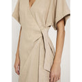 Esi Wrap Dress - Beige